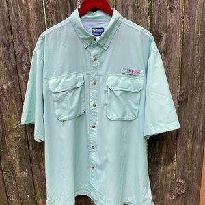 Bimini Flats V Men's Short Sleeve Shirt Featuring BloodGuard Plus